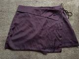 Abercrombie And Fitch Wrap Mini Skort Purple Size XL Photo 0