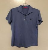 Peter Millar Polo Shirt Golf Blue Yeamans Hall Club Titleist Small Photo 0