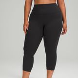 Lululemon Women’s Align High-Rise Crop Leggings 22” in Black - Size 2 Photo 0