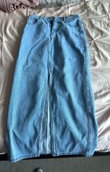 Denim Maxi skirt Photo 0