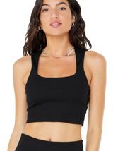 Alo Yoga Alosoft Ribbed Chic Bra Tank Photo 0