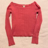 Pink cable knit sweater Photo 0