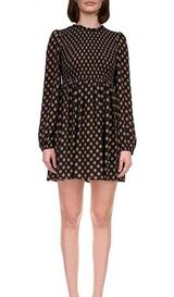 NWT Sanctuary Floral Smocked Babydoll Dress Printed Long Sleeve Size XL NEW Photo 0