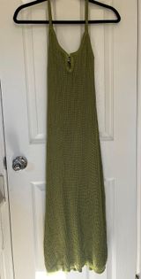 Marshalls Green Knit Dress Photo 0