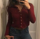 Brandy Melville Red Caroline Top Photo 0