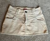 Massimo Dutti Massimo Tan Corduroy Mini Skirt Photo 0