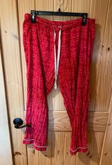 Victoria’s Secret Red Pajama Pants Size Large Short Photo 0