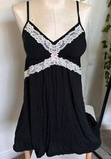 Y2K VINTAGE VICTORIA SECRET PADDED BABYDOLL DRESS LINGERIE WITH DAINTY BOW Photo 0