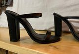 Black Block Heels Size 6.5 Photo 0