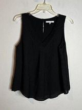 Naked Zebra 🌺  black chiffon tank top Photo 0