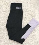 Pink Victoria’s Secret Yoga Leggings Grey Purple Small Photo 0