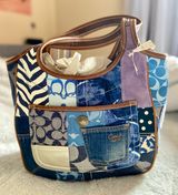 Coach Patchwork Denim Purse Photo 0