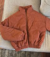 Orange Corduroy Jacket Photo 0