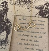 Genuine Sterling Silver Snaffle Bit Necklace Photo 0