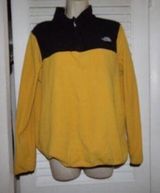 Vintage The North Face black/gold fleece 1/4 zip‎ L EUC Photo 0