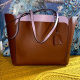 Kate Spade Brown and Lilac Tote Bag Photo 0