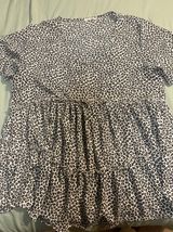 Oddy Baby Doll Cheetah Print Shirt Multi Size L Photo 0