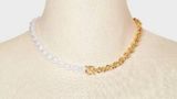 SUGARFIX by BaubleBar Gold and Pearl Necklace - Gold/White Photo 0