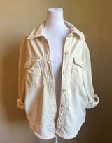 cream medium thick overshirt | 1/2 Photo 0