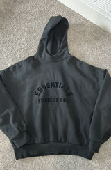 Essentials Fear of God Black Hoodie Photo 0