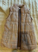 Plaid Puffer Vest Photo 0