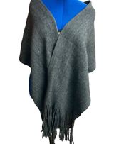 Lucky Brand Solid Gray Brushed Scarf Photo 0