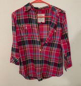 SO Pink Flannel Shirt Photo 0