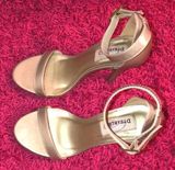 Gold Heels Size 6.5 Photo 0
