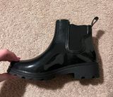 Black Chelsea Rain Boots Size 11 Photo 0