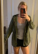 Green Army Jacket Size M Photo 0