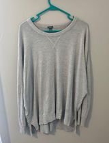 Aerie Gray Oversized PullOver Photo 0