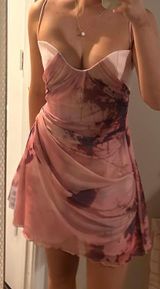 Mesh Mini Dress Photo 0