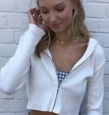 Brandy Melville White Jacket Photo 0