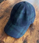Vineyard Vines Navy & Green Wool Baseball Hat Photo 0