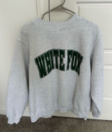 White Fox Sweatshirt Photo 0