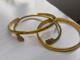 Set of Three Gold Bracelets- Stella and Dot and Monet Photo 0