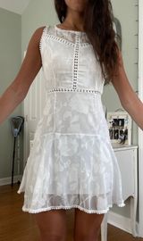 Boutique White Graduation Dress Photo 0