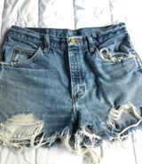 Jean Shorts Blue Size 30 Photo 0