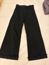 ZARA Marine High Waisted Wide-Leg Jeans Photo 0