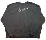 Sweatshirt Crewneck Floral Embroidered Pullover Dry Photo 0