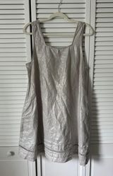 C&C California Linen Shimmer Mini Dress Photo 0