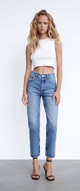 ZARA High Rise Jeans Photo 0
