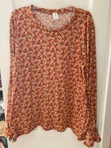 Acting Pro Boutique Ribbed Ruffle Sleeve Top  Photo 0