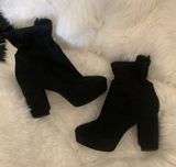 Black Boot Heels Size 6 Photo 0