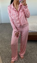 Nasty Gal Striped Pajama Set Photo 0