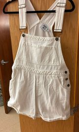 White Short Overalls Photo 0
