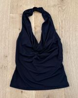 Silence + Noise Top Halter Neck Size M Black Photo 0