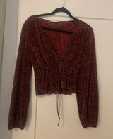 ZARA Animal Print Blouse Photo 0