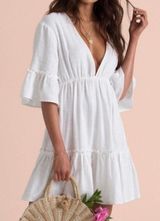 Sunny Daze White Cover Up Size M Photo 0
