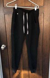 Figs Scrubs Pants Womens x-Small Black Zamora Jogger Bottom Medical Photo 0